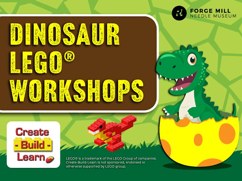 Dinosaur Lego Workshops at Forge Mill