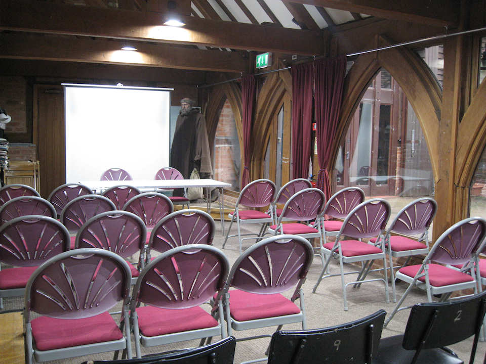 Function Room set out for a lecture/meeting